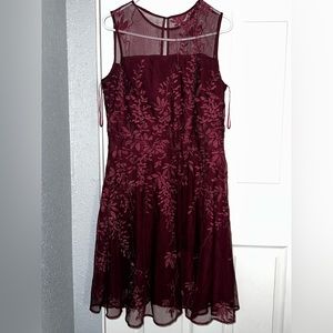 Burgundy Dress Sparkly